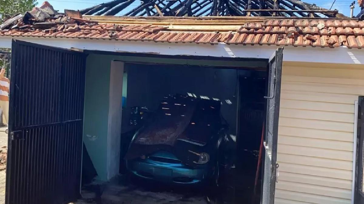 Kulu’da Garaj Yangını Paniğe Neden Oldu