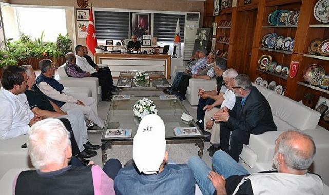Kuzdere’de yaşayan vatandaşlardan Başkan Topaloğlu’na anlamlı ziyaret