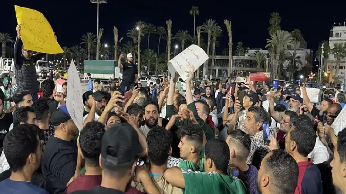 Libya’nın başkenti Trablus’taki gösterilere katılım azaldı