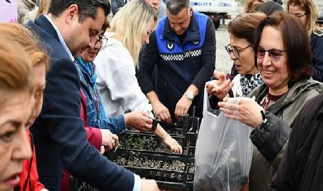 Lüleburgaz Belediyesi’nden vatandaşlara 20 bin adet fide