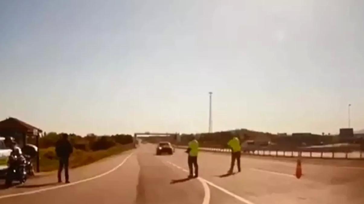 Malkara’da Polis Memuruna Araçla Çarpma Olayı