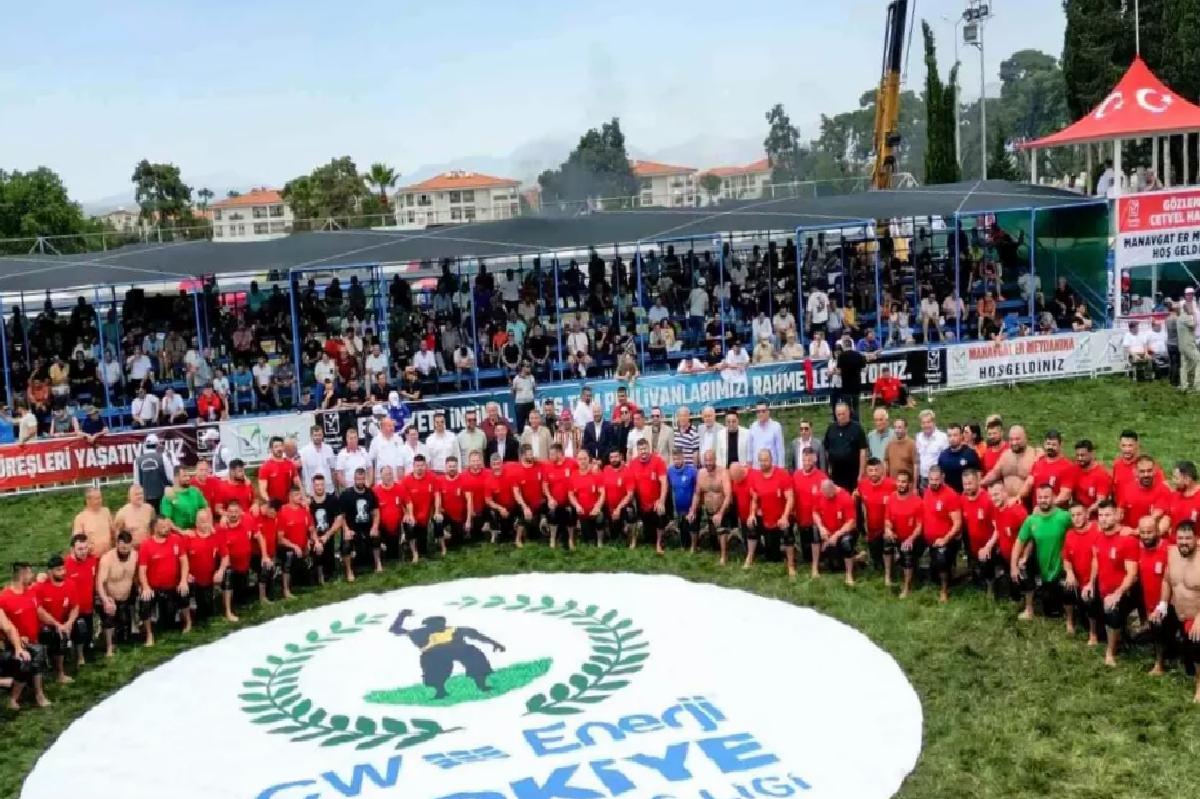 Manavgat’ta 12. Yağlı Pehlivan Güreşleri’nde Çeyrek Final Heyecanı