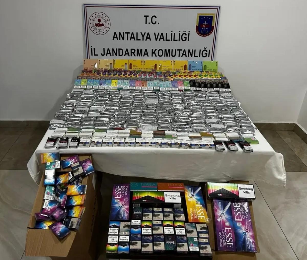 Manavgat’ta Kaçak Sigara Operasyonu