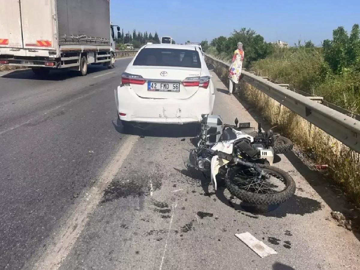 Manavgat’ta Motosiklet Kazası: Sürücü Hayatını Kaybetti