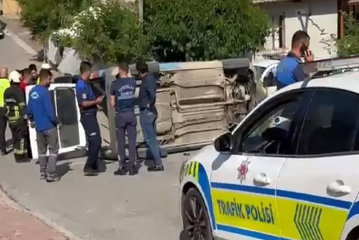 Mersin’de Ehliyetsiz Sürücü Kazaya Karıştı