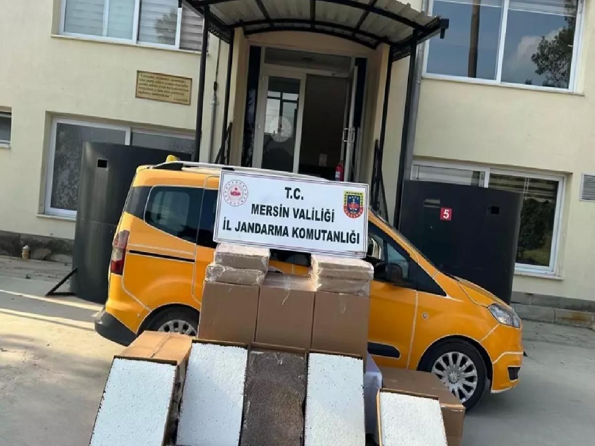 Mersin’de Kaçak Tütün Operasyonu