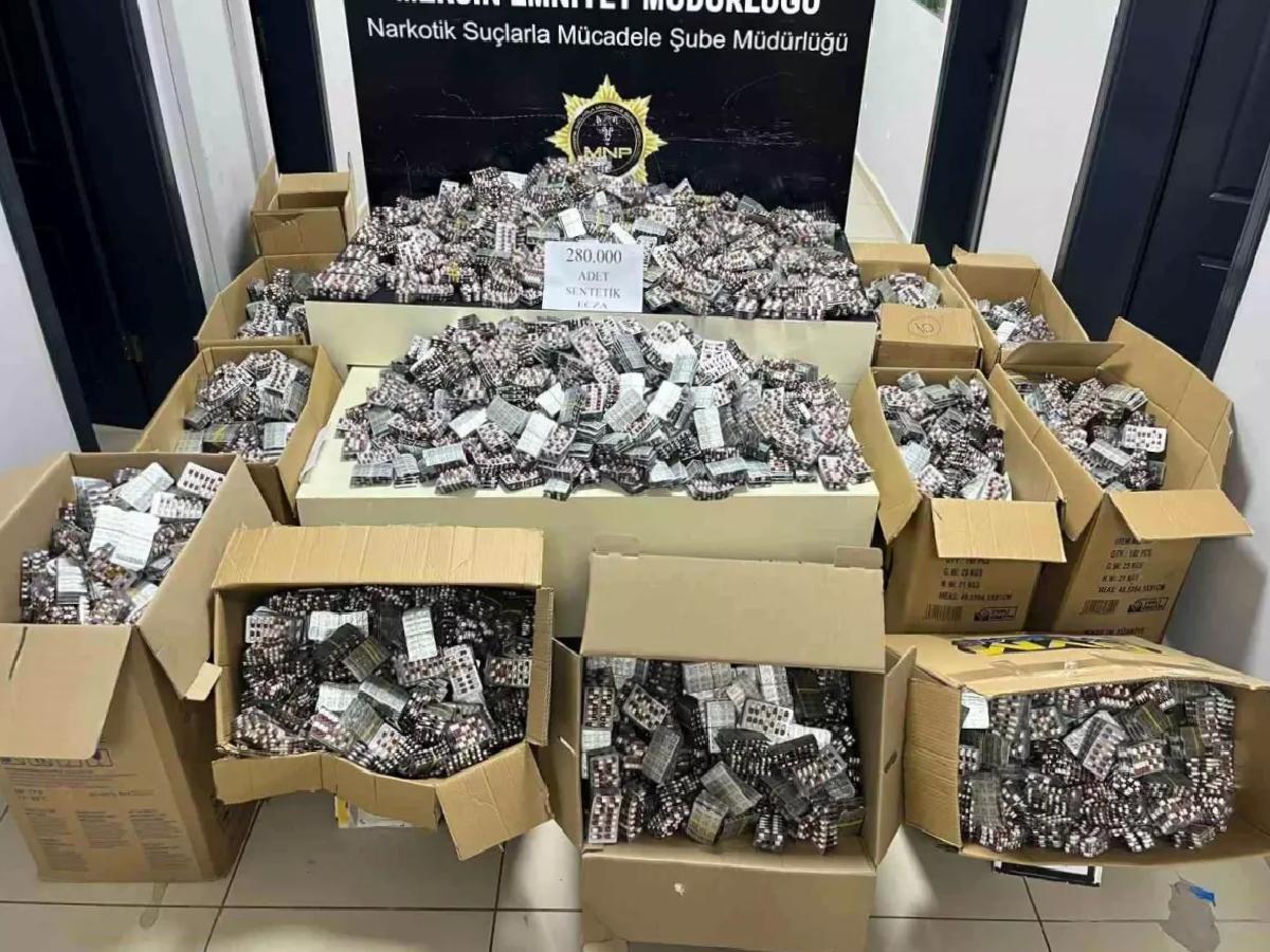 Mersin’de Uyuşturucu Operasyonu