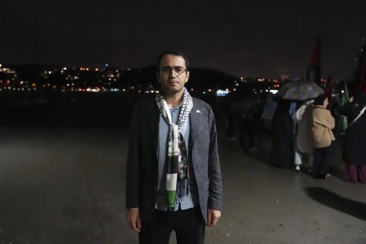 Mısır Konsolosluğu Önünde Gazze Eylemi