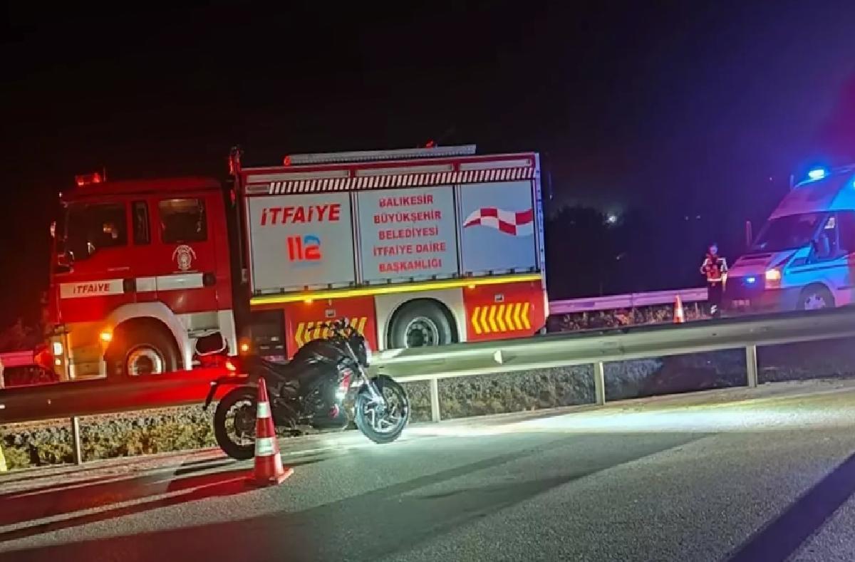 Motosiklet Bariyere Çarptı, Sürücü Hayatını Kaybetti