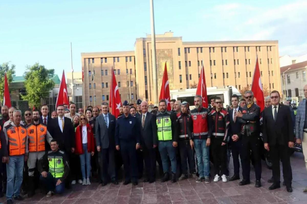Motosiklet Kortejiyle TSKGV Tanıtımı