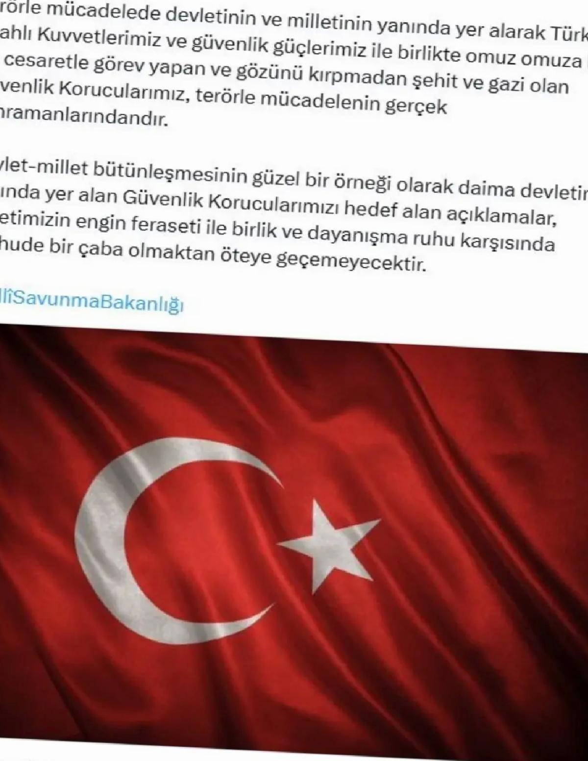 MSB’den güvenlik korucularına destek açıklaması