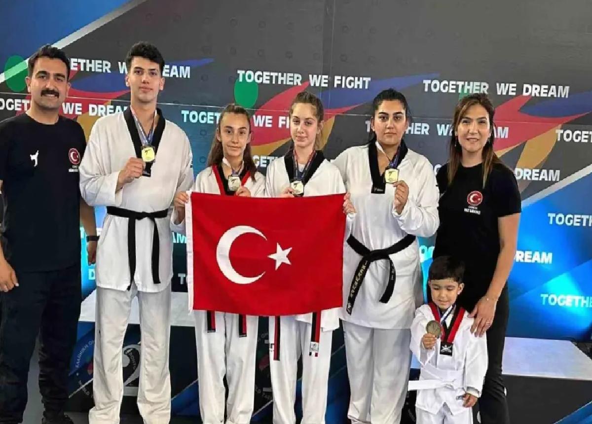 Muğla Sporcuları Yunanistan’da Taekwondo Turnuvasında Başarı Elde Etti