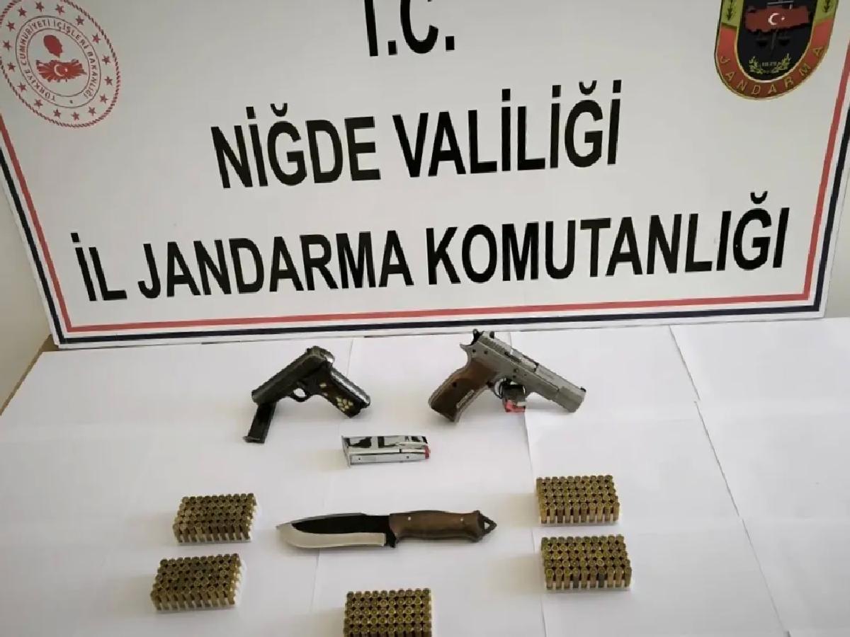 Niğde’de Ruhsatsız Silah Operasyonu