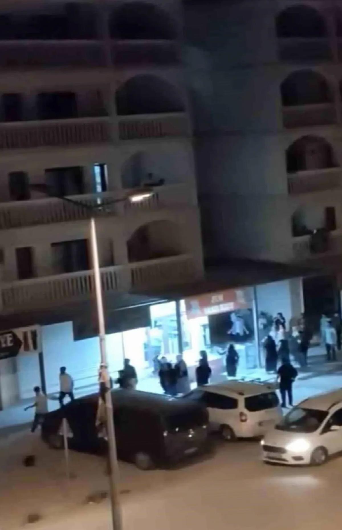 Nusaybin’de Market Önünde Tartışma