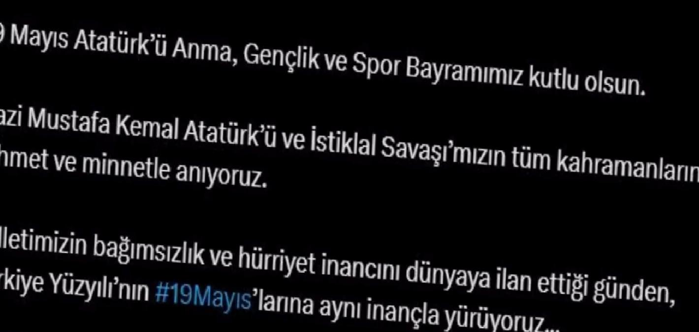 Ömer Çelik’ten 19 Mayıs Mesajı