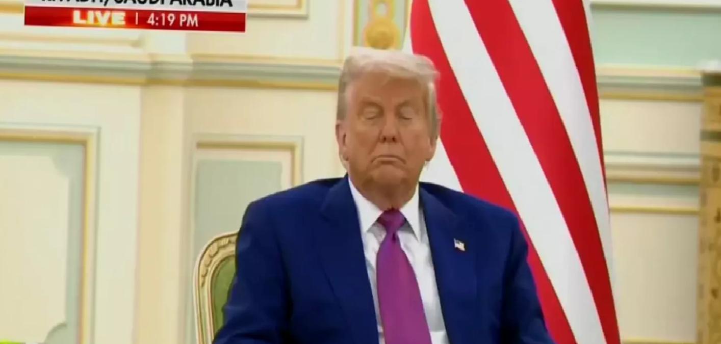 Orta Doğu turuna çıkan Trump, ilk durağı Suudi Arabistan’da yorgun düştü