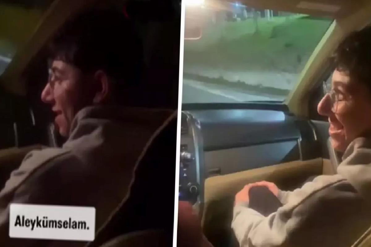 Otostop çekip arabasına bindikleri kişinin kim olduğunu öğrenince büyük şaşkınlık yaşadılar