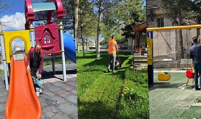 Park ve Bahçeler Müdürlüğü’nden Yoğun Bahar Mesaisi