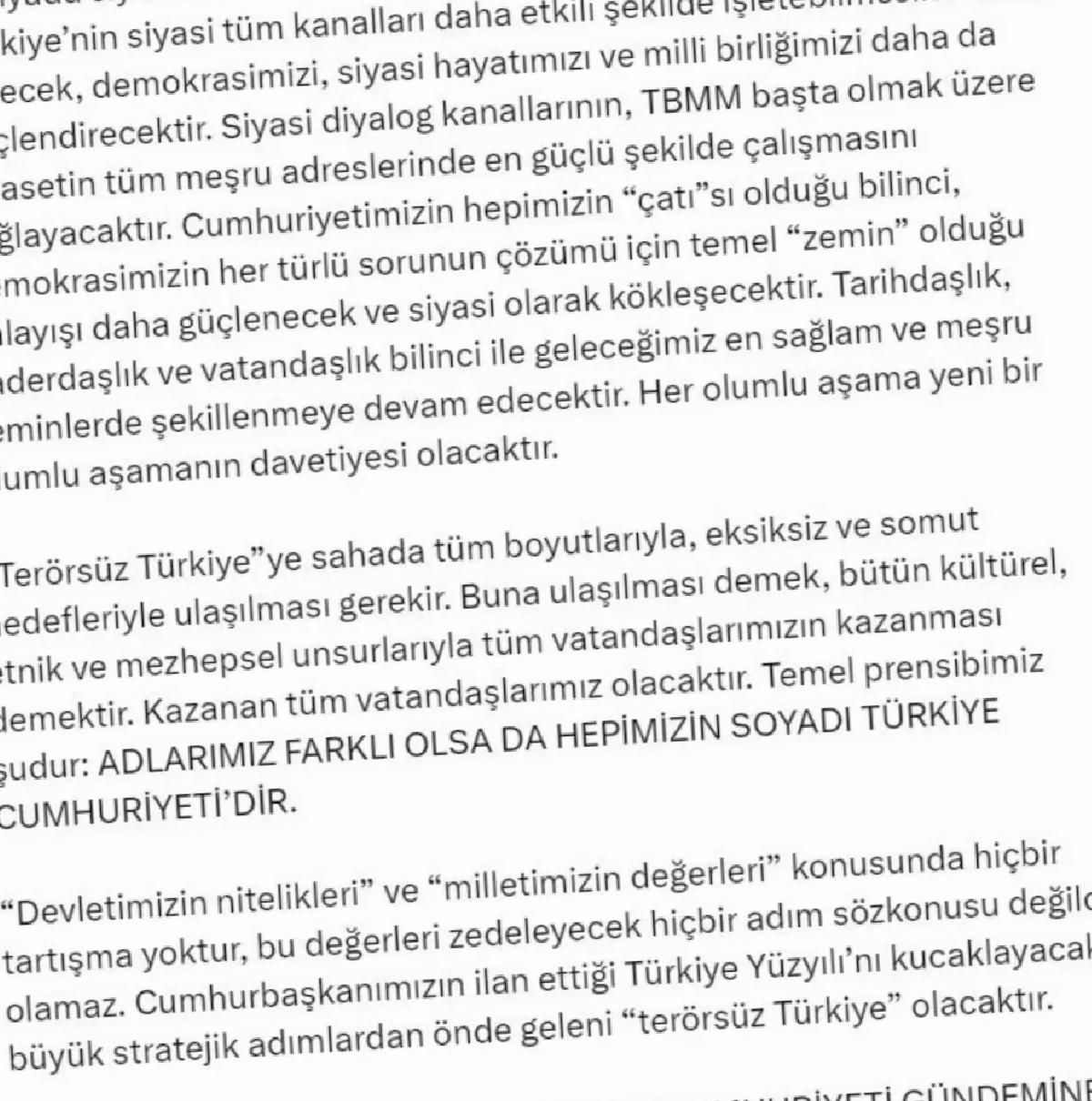 PKK’nın Feshi Terörsüz Türkiye İçin Önemli