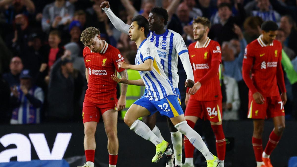 Premier Lig şampiyonu Liverpool, Brighton’a yenildi