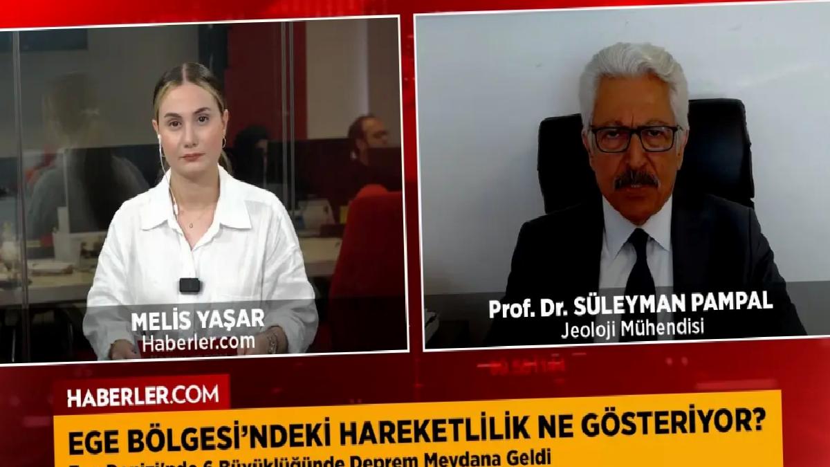 Prof. Dr. Süleyman Pampal: Ege’deki depremler ve volkanizma birbiriyle ilişkili
