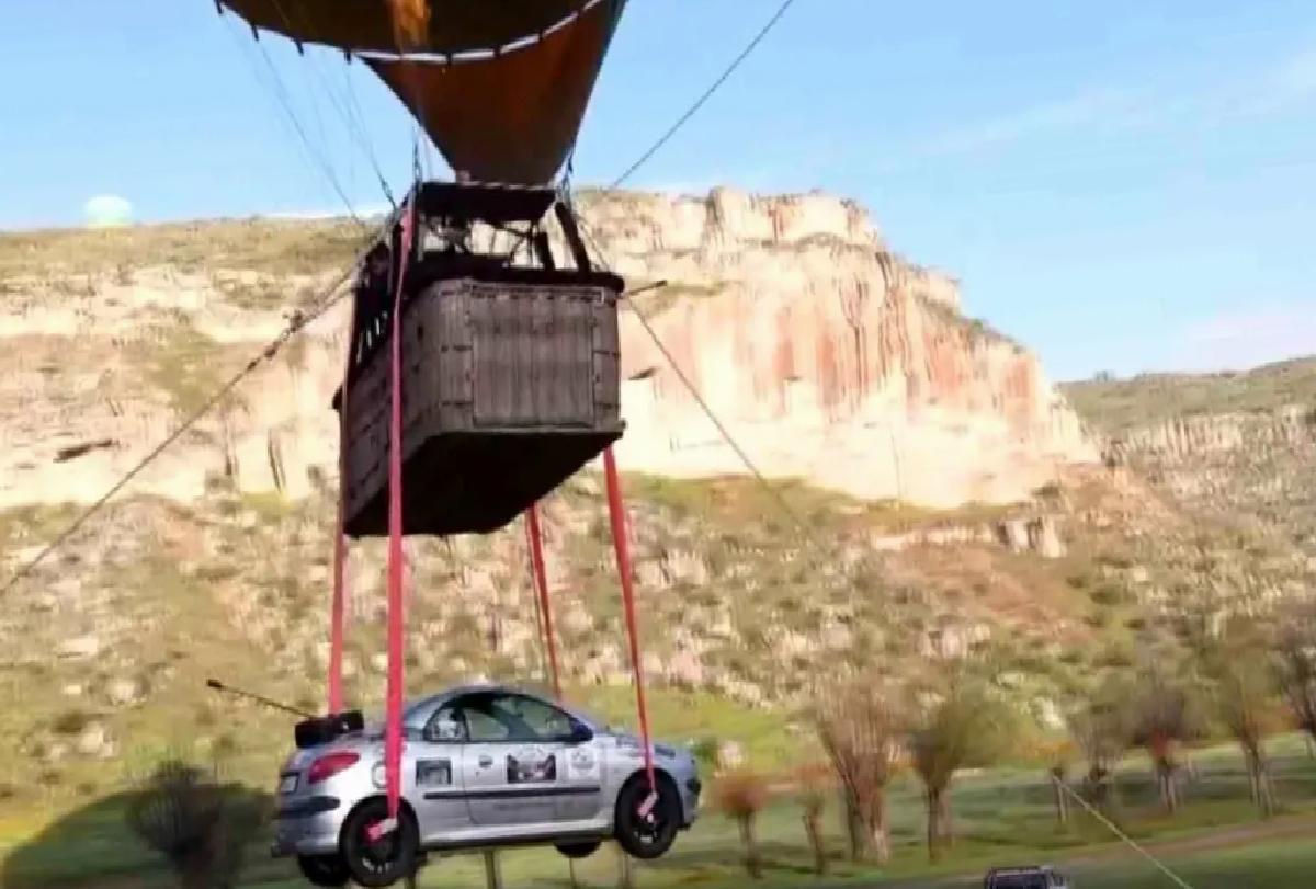 Ralliciler Aksaray’da Balonla Uçtu
