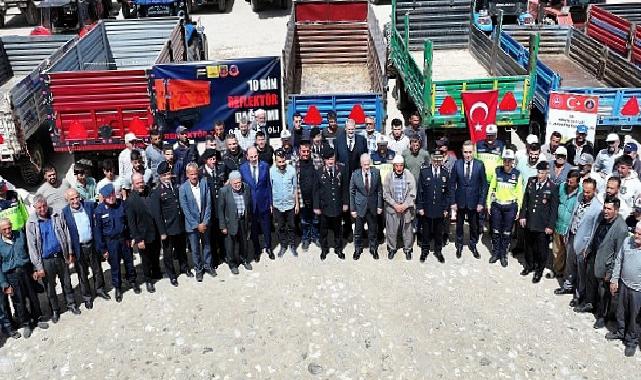 “Reflektör Tak, Görünür Ol” Projesi ile Çiftçilere 10 Bin Adet Reflektör Dağıtılacak