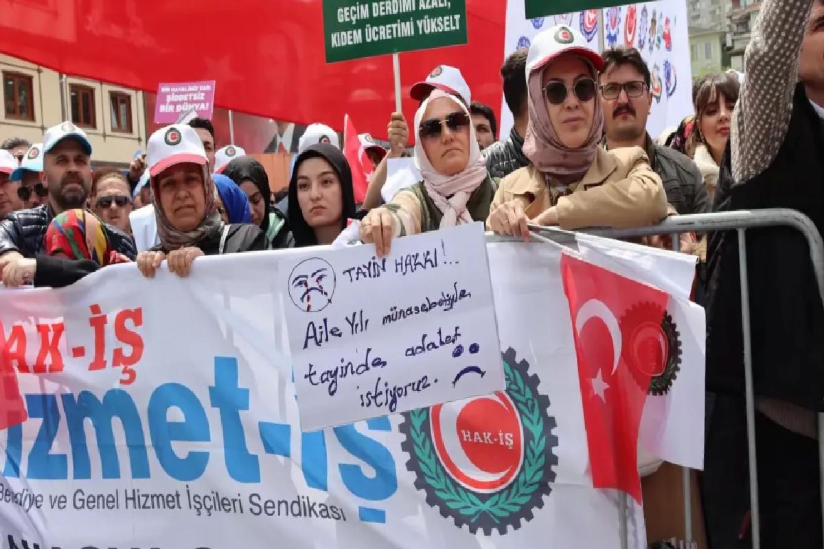 Rize’de 1 Mayıs Coşkuyla Kutlandı