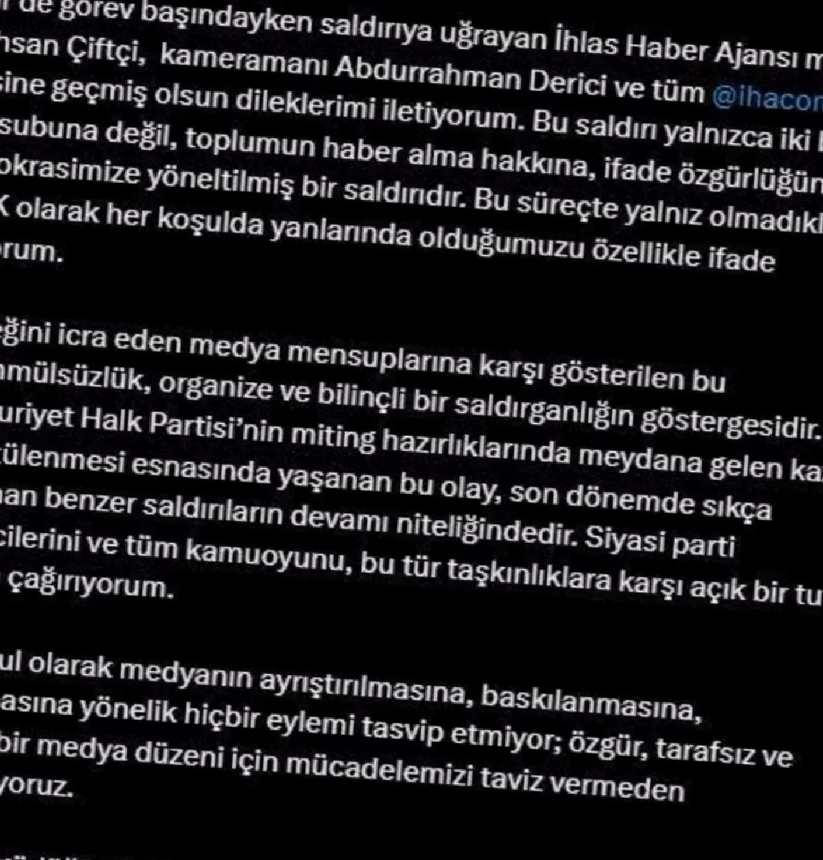 RTÜK’ten İHA Ekiplerine Geçmiş Olsun Mesajı