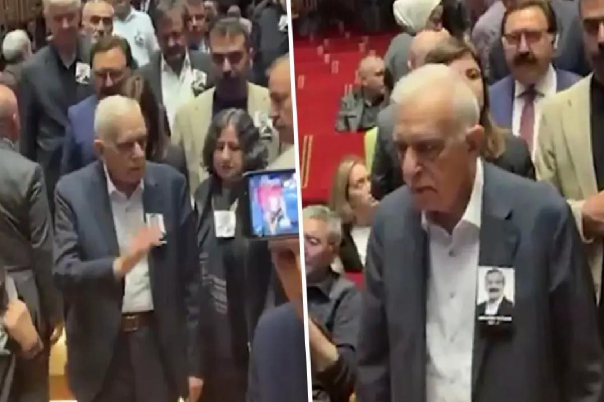 Sağlık sorunlarıyla boğuşan Ahmet Türk, Önder için AKM’ye böyle geldi