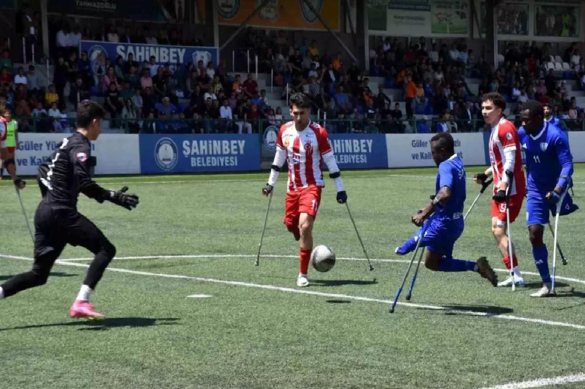 Şahinbey Belediye Spor Ampute Futbol Takımı, Şampiyonluk Yolunda Önemli Bir Galibiyet Aldı