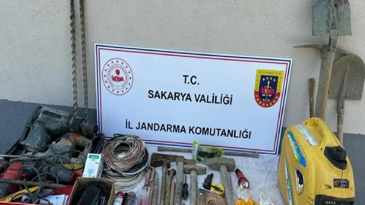 Sakarya’da Kaçak Kazı Operasyonu