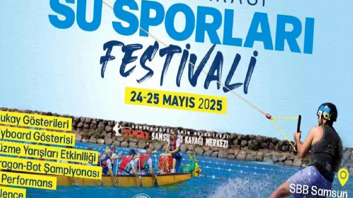 Samsun Uluslararası Su Sporları Festivali Başlıyor