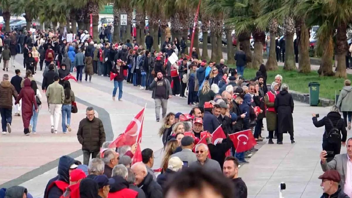 Samsun’da ‘Adalet Zinciri’ Etkinliği Düzenlendi