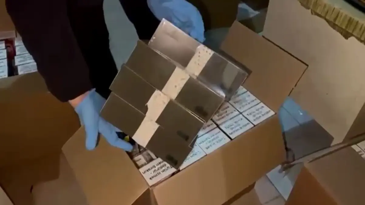 Samsun’da Kaçak Tütün Operasyonu