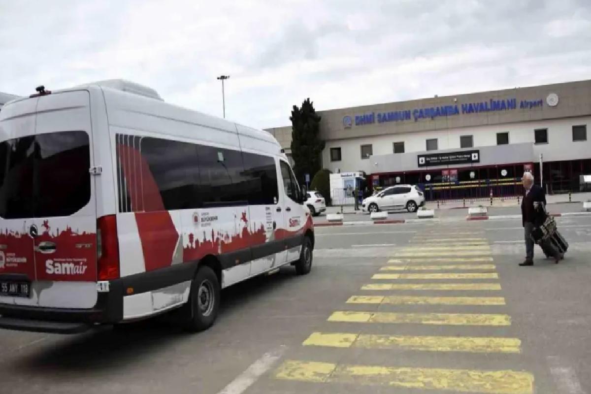 SAMSUN’da SAMAIR Havalimanı Ulaşım Hizmeti 184 Bin Yolcu Taşıdı