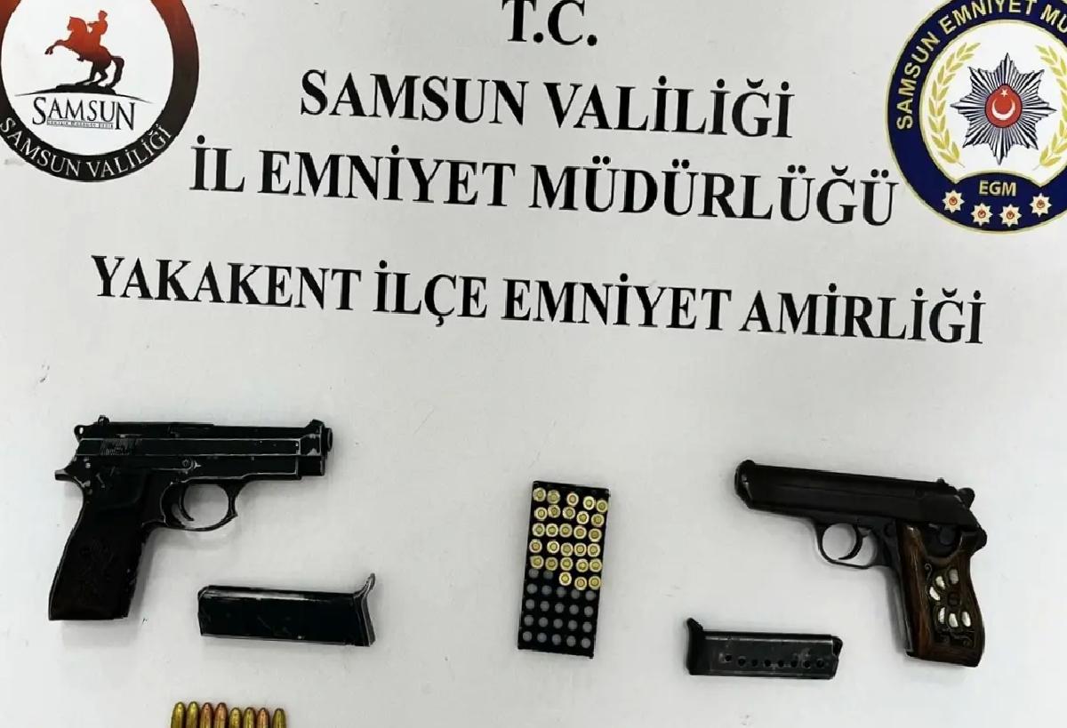 Samsun’da Silah Kaçakçılığına Operasyon