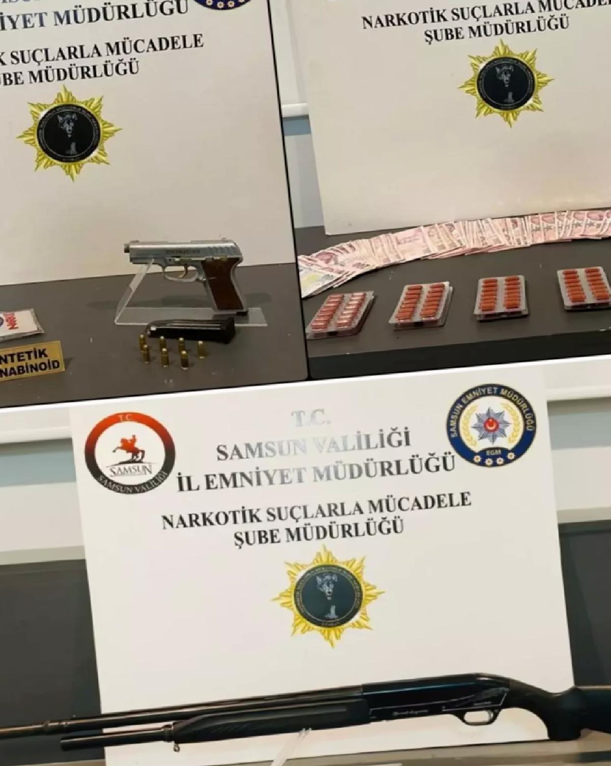 Samsun’da Uyuşturucu Operasyonu: 5 Gözaltı