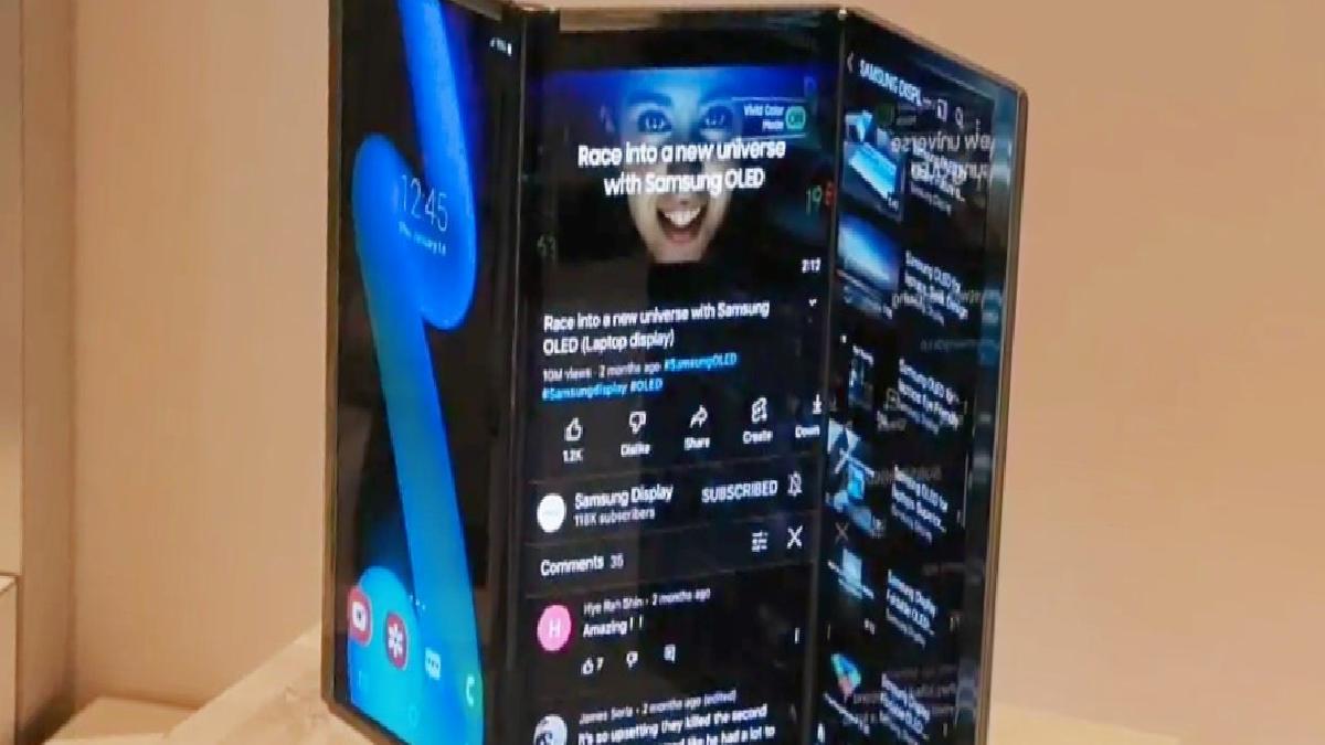 Samsung’un üçe katlanan telefonu silikon karbon pille gelebilir