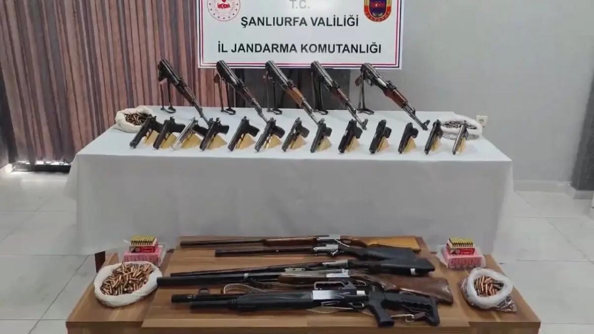 Şanlıurfa’da Silah Kaçakçılığı Operasyonu