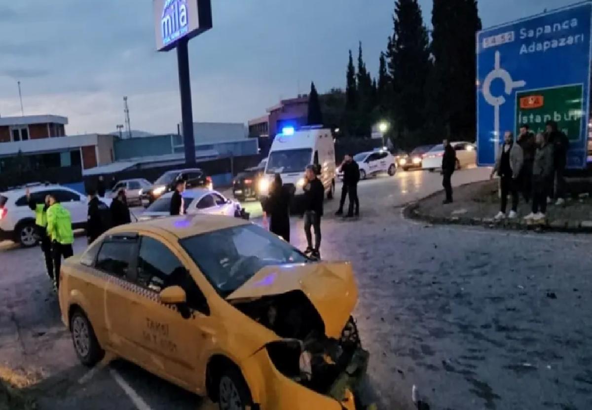 Sapanca’da Trafik Kazası: 6 Yaralı