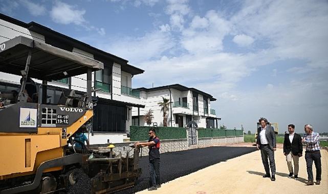 Sarımeşe Mahallesi’ne 750 Tonluk Asfalt
