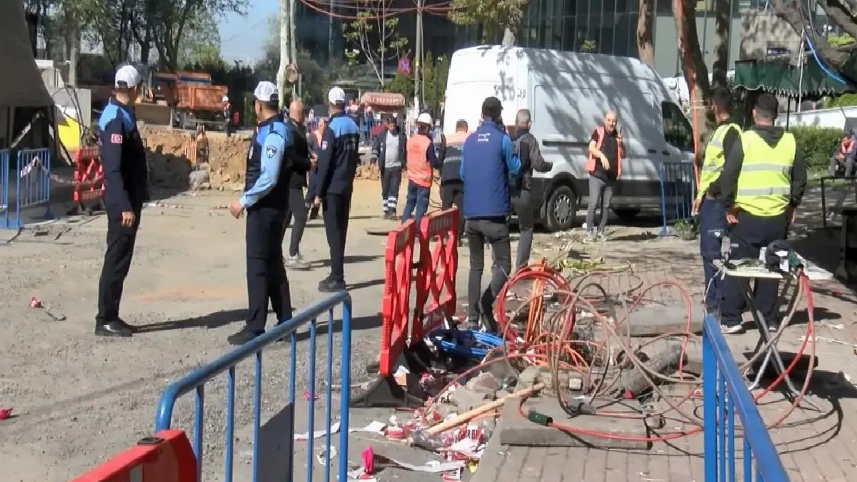 Sarıyer’de Yolda Çökme: Çalışmalar Devam Ediyor