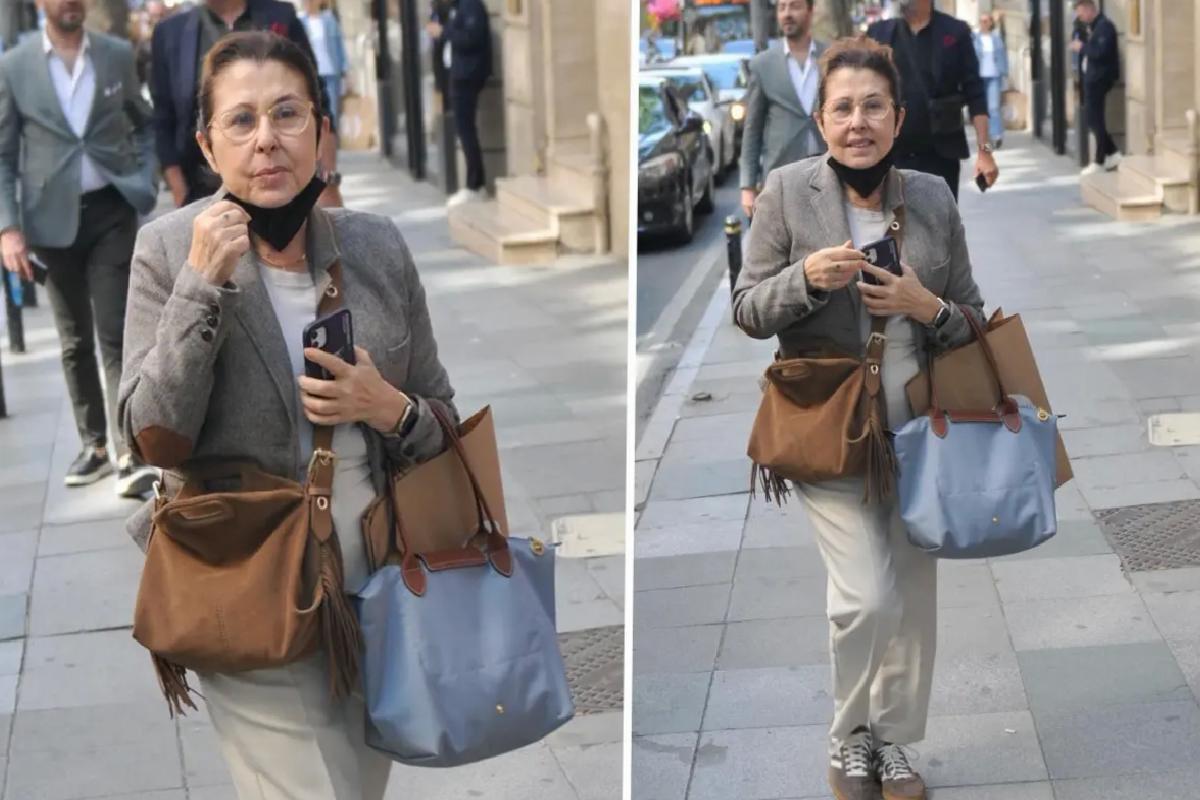 Şarkıcı Nilüfer Nişantaşı’nda kameralara yakalandı