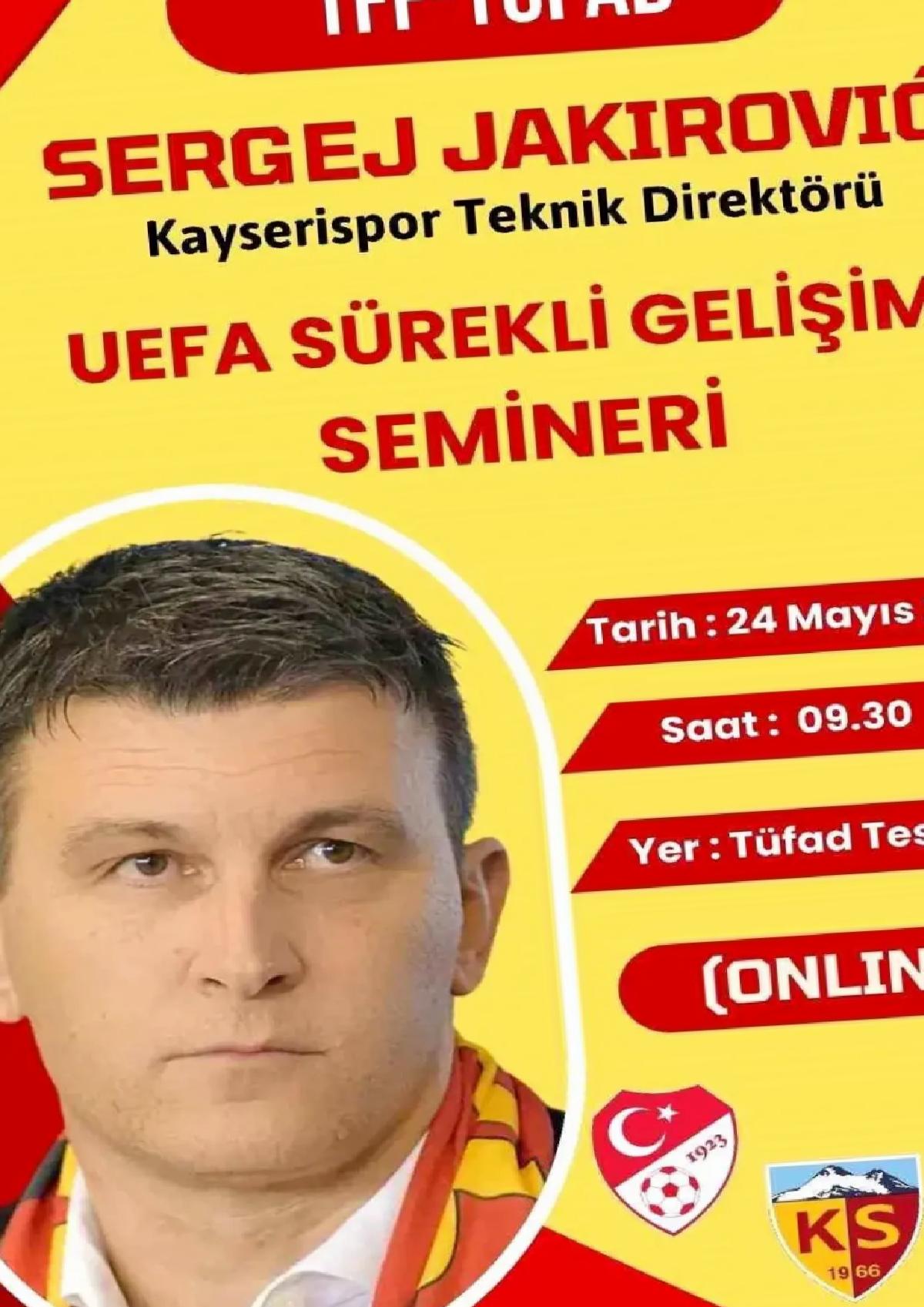 Sergej Jakirovic’e Seminer İsim Verildi