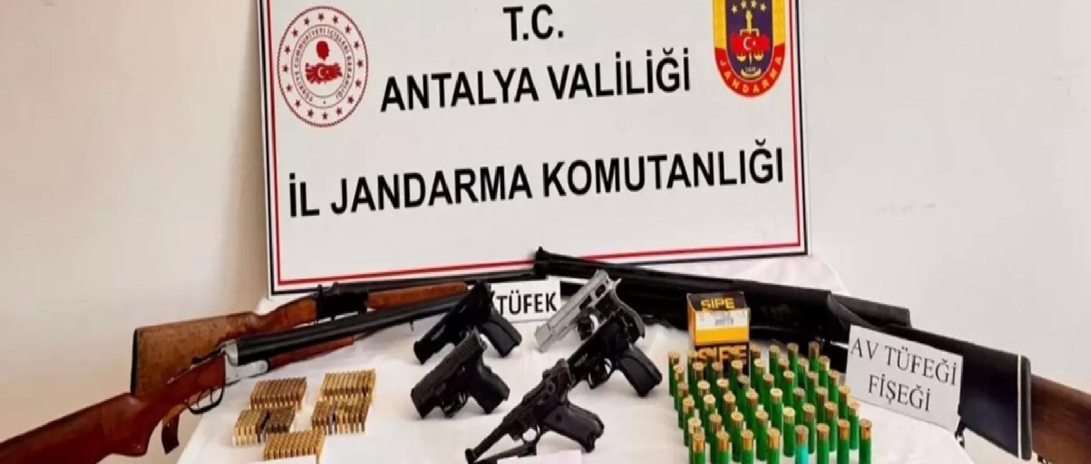 Serik’te Ruhsatsız Silah Operasyonu