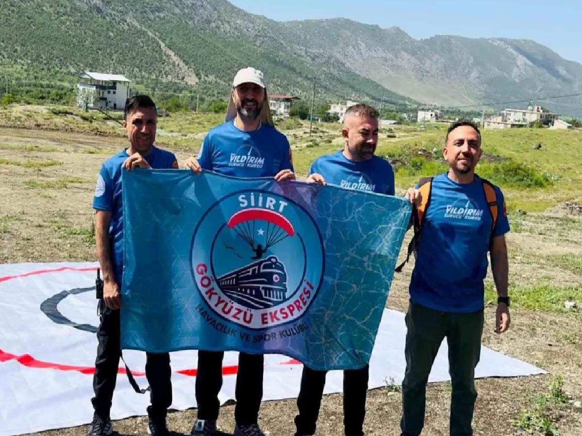 Siirtli yamaç paraşütü sporcusu şampiyon oldu