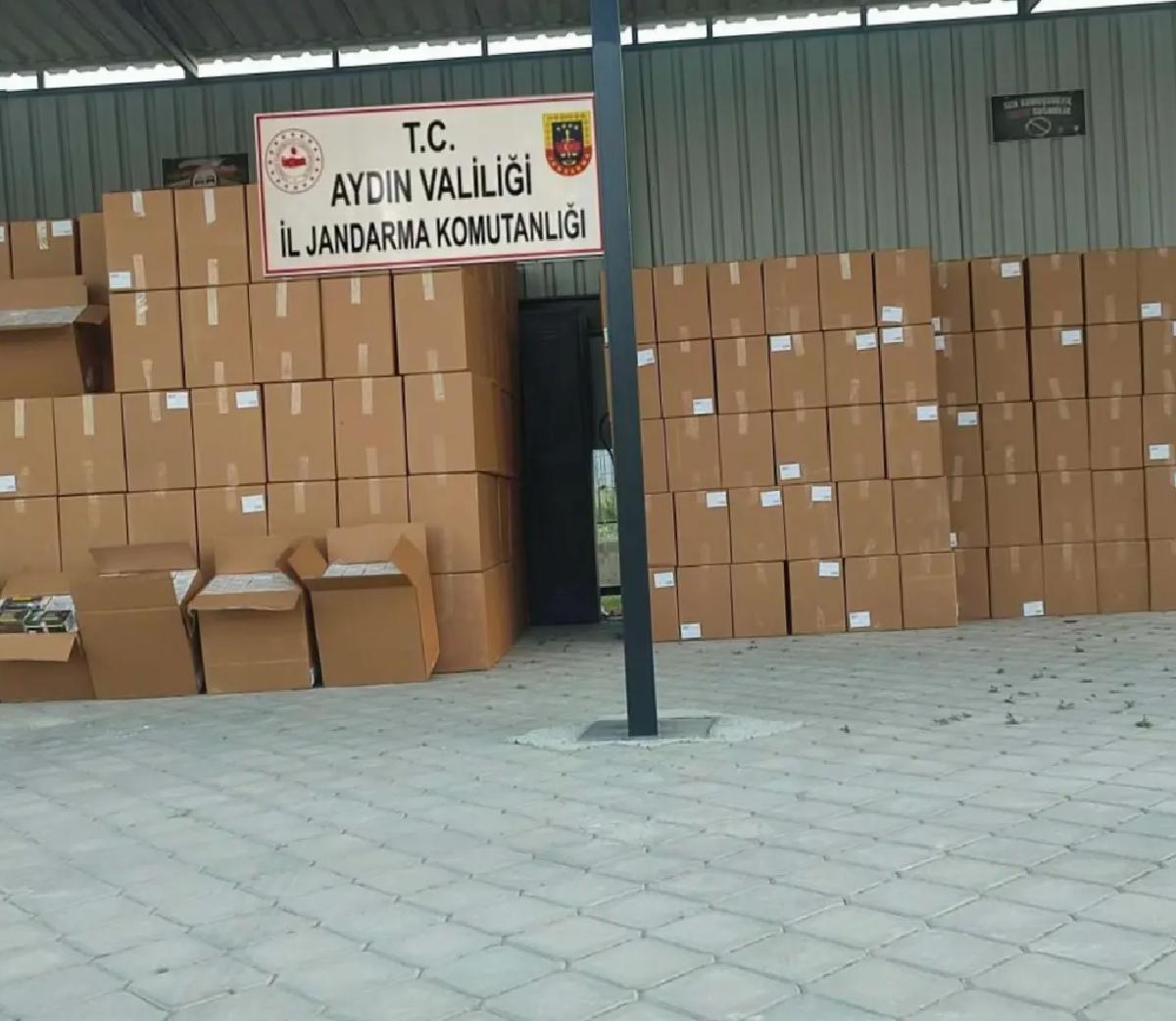 Söke’de 4,5 Milyon Lira Değerinde Kaçak Makaron Ele Geçirildi