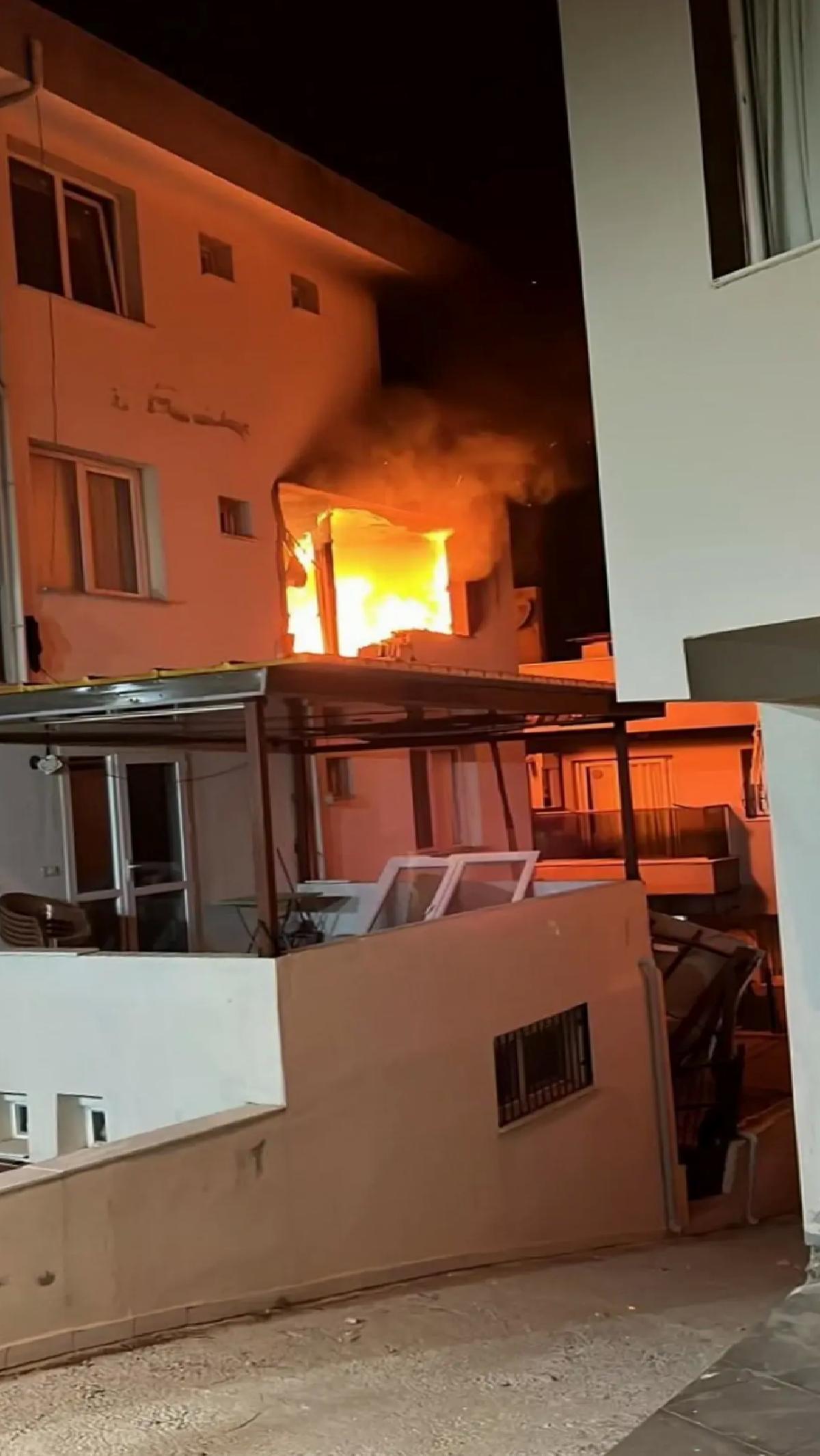 Söke’de Mutfakta Doğalgaz Patlaması