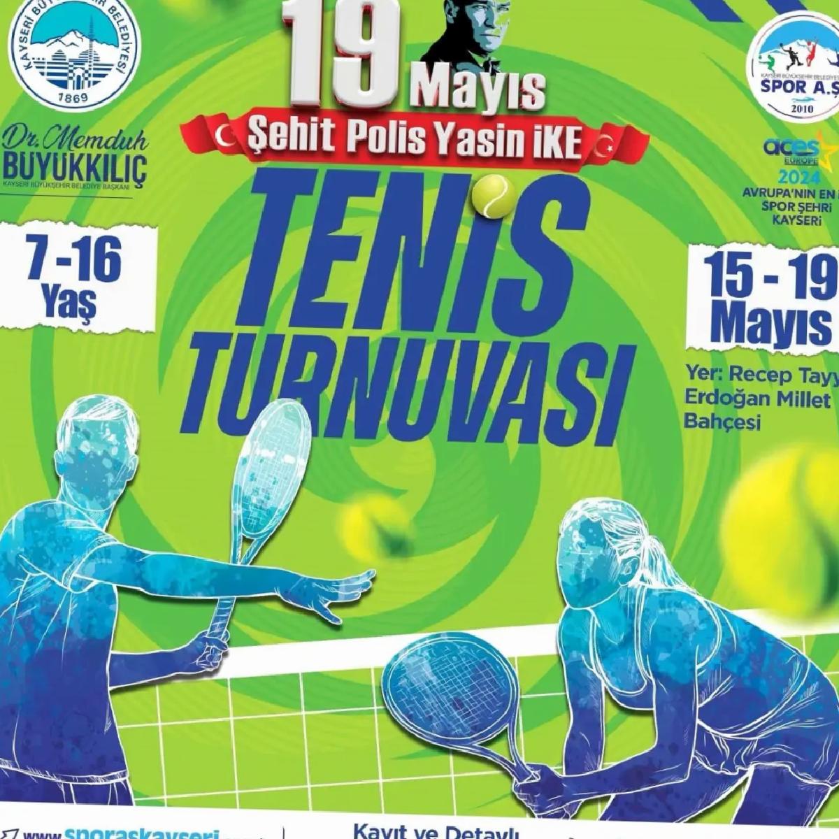Spor A.Ş.’den 19 Mayıs’a özel tenis turnuvası